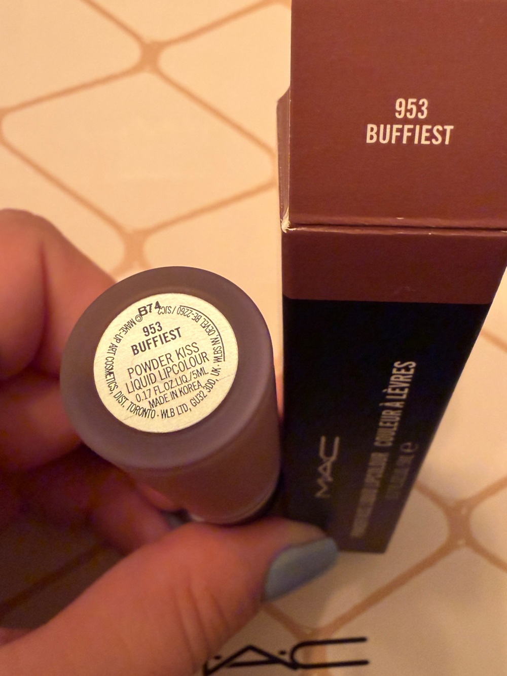 MAC Cosmetics Powder Kiss Liquid Lipcolour — Buffiest - Picture 7 of 8